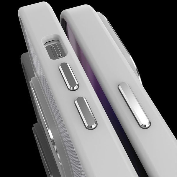 Чехол TPU+PC Carbon Mirage with MagSafe для Apple iPhone 13 Pro Max Grey 214-03391 фото