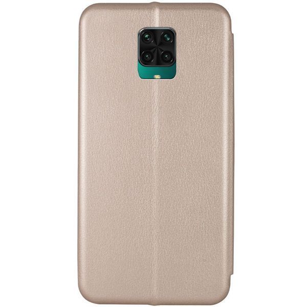 Шкіряний чохол-книжка Classy для Xiaomi Redmi Note 9s / Note 9 Pro / Note 9 Pro Max Gold 777-06002 фото