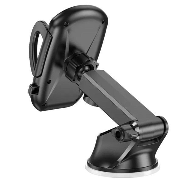 Тримач для мобільного HOCO H9 General car holder(center console) Black 656-00504 фото