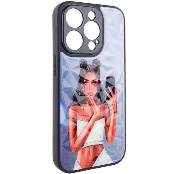 TPU+PC чехол Prisma Ladies для Apple iPhone 14 Pro Max (6.7") Black in White 208-06035 фото