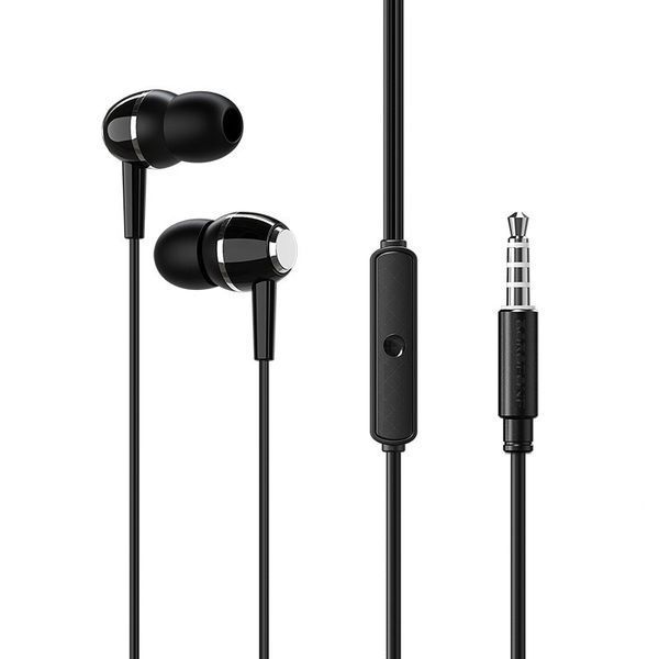 Наушники проводные BOROFONE BM36 (3.5mm) Black 6931474709691 фото