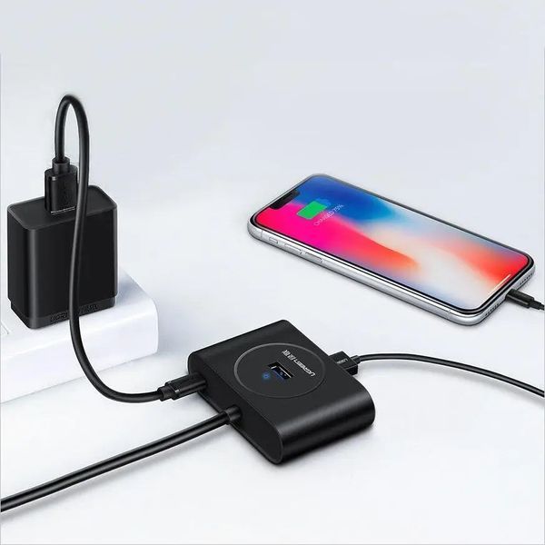 USB-хаб UGREEN USB 3.0 Hub 0.5m (Black) UGR-20290 фото