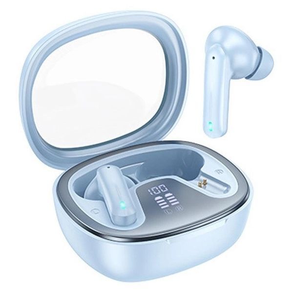 Бездротові навушники Bluetooth Hoco EQ6 TWS Голубі 202-00160 фото