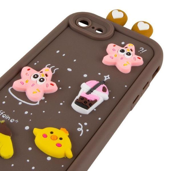 Чохол TPU Toys Case with Ears для Apple iPhone 7 / 8 / SE (2020) Brown 208-05416 фото