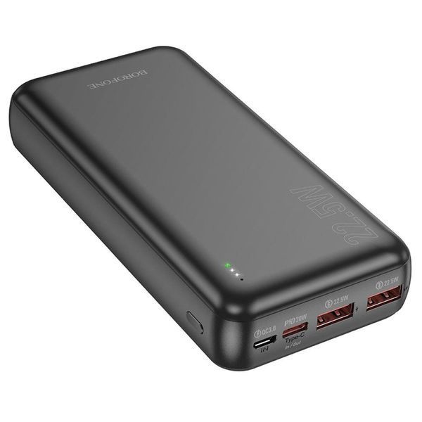 Power Bank Borofone BJ38A Power 22.5W+PD20W 20000 mAh Чорний 656-03273 фото