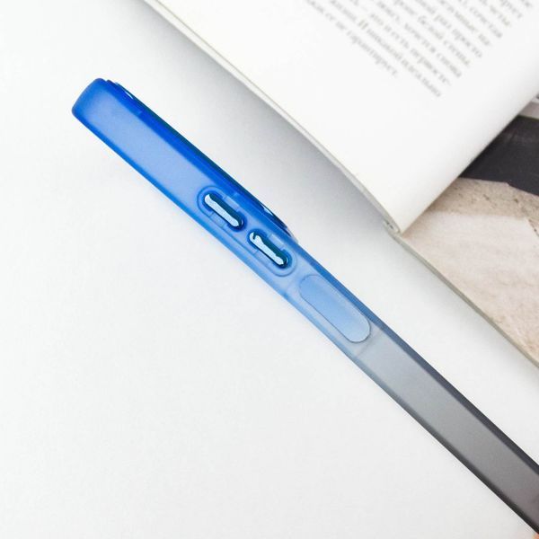 Чохол TPU+PC Fresh sip series для Xiaomi Redmi Note 12 4G Чорний / Синій 777-06609 фото