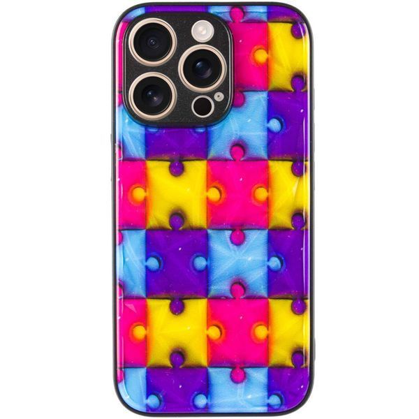 Чехол TPU+PC Prisma Fluffie для Apple iPhone 16 Pro (6.3") Puzzle 208-05449 фото