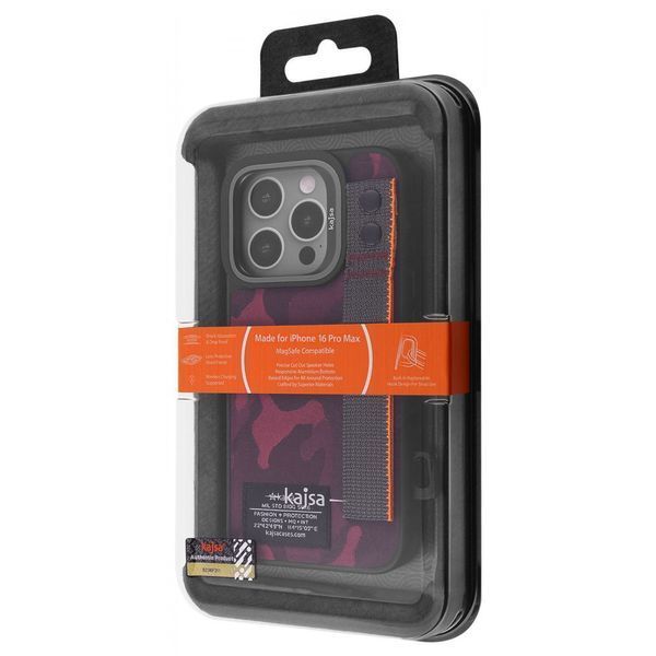 Чохол Kajsa Outdoor Collection with Magnetic Ring iPhone 16 Pro Max Gray 656-08178 фото
