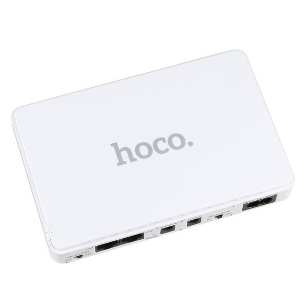 Портативный источник бесперебойного питания Hoco DB25 UPS 8800mAh White для WiFi-роутера! 777-02151 фото