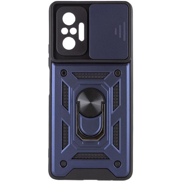 Ударопрочный чехол Camshield Serge Ring для Xiaomi Redmi Note 10 Pro / 10 Pro Max Blue 777-04656 фото