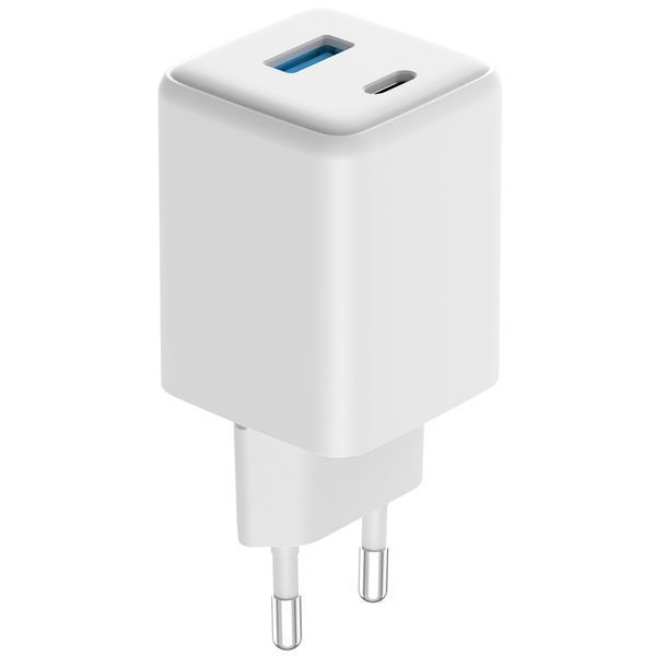 Сетевое зарядное устройство Proove Pocket GaN Plus 25W (Type-C + USB) white 656-02618 фото