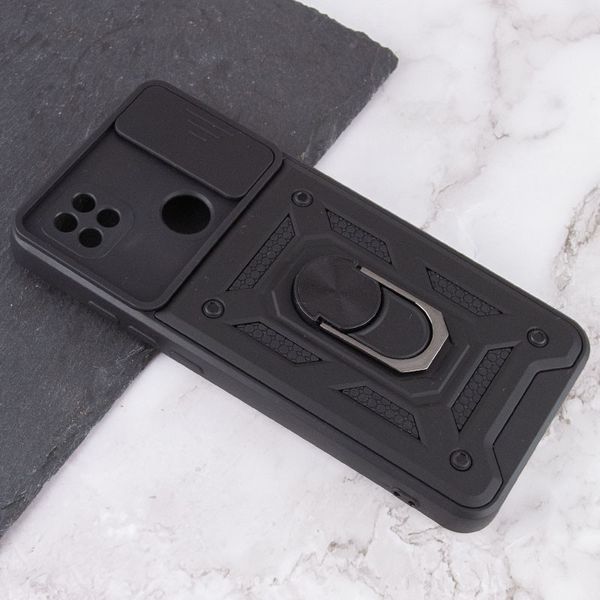 Ударопрочный чехол Camshield Serge Ring для Xiaomi Redmi 9C / Redmi 10A Black 777-04685 фото
