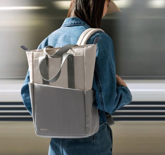 Рюкзак Tomtoc Slash-T63 Laptop Backpack Moon Grey 13.5 Inch/12L (T63M1G1) 656-00184 фото