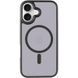 TPU+PC чохол Metal Buttons with MagSafe для Apple iPhone 17 (6.3") Black 777-08231 фото 2