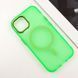 Чохол TPU+PC Lily with MagSafe для Apple iPhone 15 (6.1") Neon Green 214-03587 фото 3