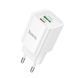 Мережевий зарядний пристрій HOCO C149A Charm PD30W+QC3.0 charger (EU) White 6942007630337 фото 1