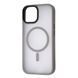 Чехол WAVE Matte Insane Case with Magnetic Ring для iPhone 15 Pro Gray 656-07860 фото 1