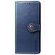 Кожаный чехол-книжка GETMAN Gallant (PU) для ZTE Blade V40 Vita Синий 777-06309 фото