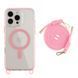 Чохол TPU+PC LanyardCase with MagSafe для iPhone 16 Pro Max Pink 214-03210 фото 1