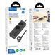Мережевий подовжувач HOCO NS10 Wisdom 2-position (PD67W/3C1A) desktop socket (EU/GER) Black 656-03209 фото 2