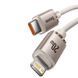 Кабель Baseus Crystal Shine Series Fast Charging Data Cable Type-C to iP 20W 1.2m Pink CAJY001304 фото 7