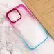 Чохол TPU+PC Fresh sip series для Apple iPhone 13 Pro (6.1") Бірюзовий / Рожевий 777-06709 фото 3