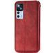 Кожаный чехол-книжка GETMAN Cubic для Xiaomi 12T / 12T Pro Красный 555-01882 фото 2