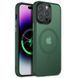 TPU+PC чохол Metal Buttons with MagSafe Colorful для Apple iPhone 13 Pro Max (6.7") Dark Green 555-03077 фото 1
