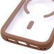 Чохол TPU+PC GETMAN Moon Clear with MagSafe для Apple iPhone 17 Pro (6.3") Brown 656-08404 фото 5