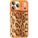 Чехол TPU+PC Wild Leopard with MagSafe and Lens для Apple iPhone 17 Pro Max (6.9") Orange 656-08228 фото 5
