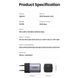 Мережевий зарядний пристрій UGREEN CD318 Nexode mini 20W Charger EU (UGR-90664) 656-01383 фото 8