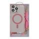 Чохол TPU+PC LanyardCase with MagSafe для iPhone 16 Pro Max Pink 214-03210 фото 2