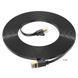 Мережевий кабель HOCO US07 General pure copper flat network cable(L=10M) Black 6931474780713 фото 4