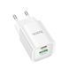 Мережевий зарядний пристрій HOCO C149A Charm PD30W+QC3.0 charger (EU) White 6942007630337 фото 4