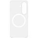 Чехол PC Clear Magnet Case with MagSafe для Samsung Galaxy S25 Clear / Grey 656-08476 фото 4