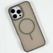Силіконовий чохол Matte Color Case With Magnetic Thin Circle для iPhone 13 Pro Max Grey 214-03040 фото