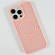 Силиконовый чехол Matte Color Case With Magnetic Thin Circle для iPhone 16 Pro Max Pink
