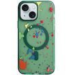 Чехол TPU+PC Flush with MagSafe для iPhone 14 (6.1") Dark green 555-00376 фото