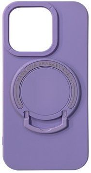 Чехол TPU Back Case Metal Stand with MagSafe для iPhone 13 Pro Purple 214-02123 фото