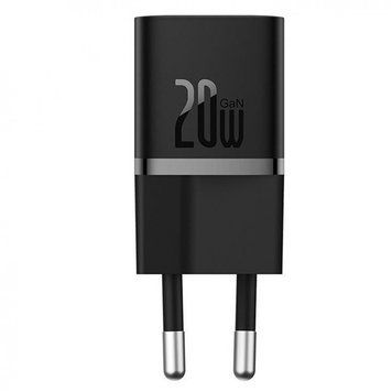 МЗП Baseus GaN5 Mini Fast Charger 20W (Type-C) Black CCGN050101 фото