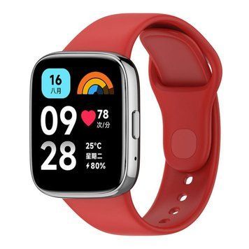Ремінець для Xiaomi Redmi Watch 3 Active Silicone Red 212-02656 фото