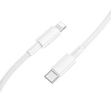Кабель BOROFONE BX117 Source PD charging data cable iP White 6941991120114 фото