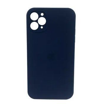Силиконовый чехол с закрытой камерой для iPhone 12 Pro Midnight Blue 208-00821 фото