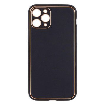 Чохол Leather Gold with Frame для iPhone 11 Pro Black 207-00347 фото