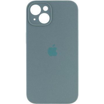 Силіконовий чохол з закритою камерою для iPhone 15 Pine Green 666-01011 фото