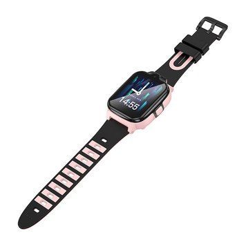 Детские смарт-часы Hoco Y104 42mm. SIM 4G. Wi-Fi. 700 mAh. IP65 Pink 6942007646376 фото