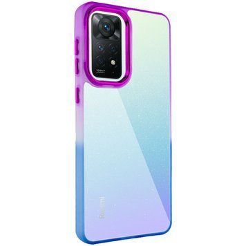 Чохол TPU+PC Fresh sip series для Xiaomi Redmi Note 11 Pro 4G/5G / 12 Pro 4G Синій / Фіолетовий 777-06642 фото