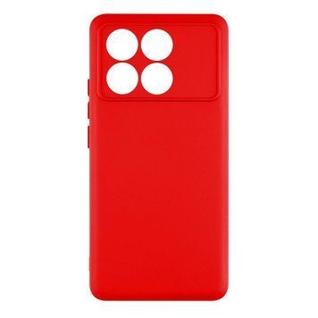 Чехол Silicone Cover Full Camera для Xiaomi Poco X6 Pro 5G Red 777-02864 фото