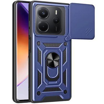 Ударопрочный чехол Camshield Serge Ring для Xiaomi Redmi Note 14 4G (Int. version) Blue 777-04288 фото