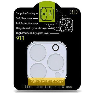 Захисне скло на камеру Full Block для Apple iPhone 17 (6.3") Transparent 204-00483 фото